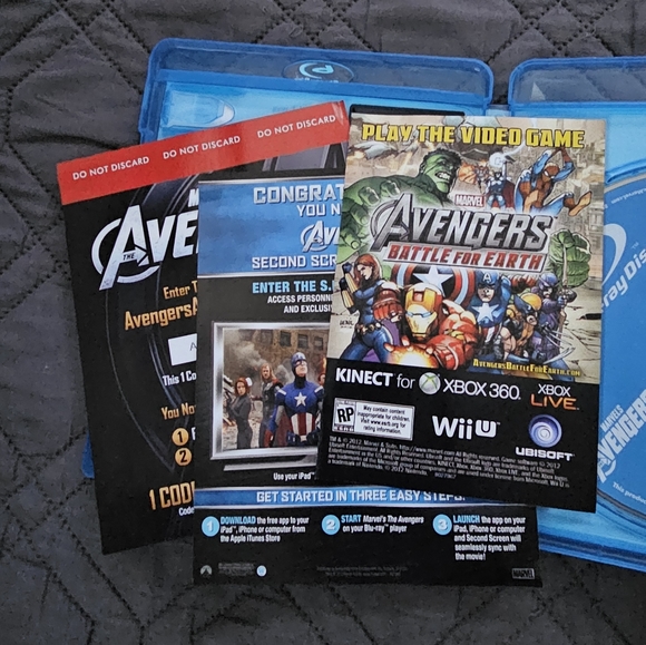 The Avengers: (2012) Joss Whedon Action/Adventure Blu-ray/DVD - Marvel Studios - Picture 5 of 6